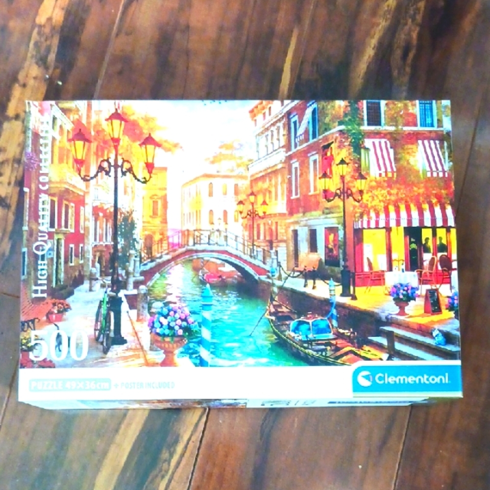 Clementoni Colorful 500 Venice Puzzle and Poster Incluted 49x36cm